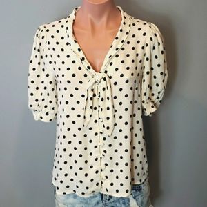 REFORMATION Joelle Blouse XS Retroglam Classic